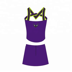 China Import Sublimation Polyester Custom <b>Sexy</b> Cheerleader <b>Costume</b> for <b>Girls</b> - Product Image 6