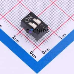 BSE02GK DIP Switch Through hole Component (THT),P=2.54mm Switch 2.54mm 25mA 24V - Product Image 1