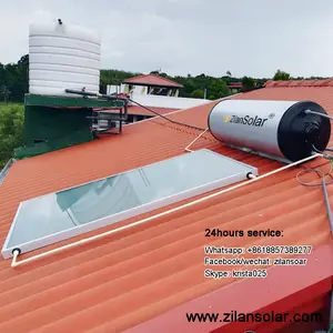 Calentador de agua solar de panel plano de alta calidad, panel solar térmico - Product Image 1