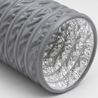 Fournisseur direct d'usine, systèmes HVAC Woofun, climatisation, conduit d'air flexible en PVC, 10 mètres