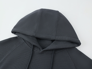 Sudadera con Capucha de la Más Alta Calidad, 2 Piezas, 400 Gsm, Algodón Oscuro/Poliéster, Impresión Puff, Logotipo de Goma, Antiarrugas, Impresión Serigrafiada, Sudadera Personalizada de Estilo Urbano - Product Image 6