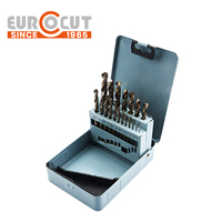EUROCUT BC M2 6542 HSS Outils de perçage droits Forets hélicoïdaux pour métal Grand ensemble