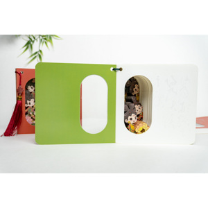 Phim hoạt hình phim hoạt hình 3D khắc máy tính xách tay-vuông dễ thương Trung Quốc phong cách máy tính xách tay | văn hóa sáng tạo văn phòng phẩm quà tặng - Product Image 2