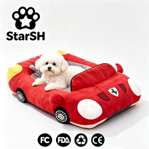 <span class=keywords><strong>Cuccia</strong></span> <span class=keywords><strong>per</strong></span> Animali Domestici a Forma di Auto Sportiva di Lusso, Tappetino Super Caldo in Peluche <span class=keywords><strong>per</strong></span> Cani, Divano <span class=keywords><strong>per</strong></span> Animali Domestici Staccabile e Lavabile - Product Image 1