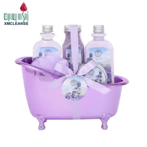 2023 Lavender New Shower Gel Private Label Spa Luxury Relaxing Bath Gift Set In Bath Tub