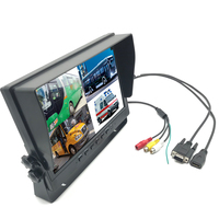 10.1 pouces support en forme de U HDMI VGA RCA Interface moniteur 10 pouces connexion haute définition MDVR caméra usine