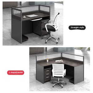 Muebles de oficina modulares modernos de fabricante de China, <span class=keywords><strong>escritorio</strong></span> de estación de trabajo de 2-6 plazas con estilo de panel de madera, <span class=keywords><strong>escritorio</strong></span> de Gerente de <span class=keywords><strong>personas</strong></span> <span class=keywords><strong>para</strong></span> 2-6 <span class=keywords><strong>personas</strong></span> - Product Image 5
