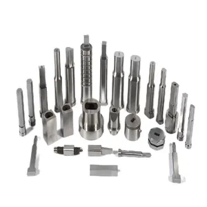 Usine produire des pièces en aluminium de bonne qualité fraisage CNC fraise ronde poinçons haute précision éjecteur droit manchon de broche - Product Image 1