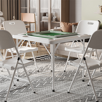Empilable Usine Vente en gros jardin patio Gaming Mahjong Plastique Camping extérieur Table pliante