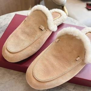 Mocasines de Invierno para Mujer de Alta Calidad, para Todas las Temporadas, de Fibra Ultrafina, Antideslizantes, con Soporte de Arco, Suela Gruesa, Zapatos de Cuero Cálidos para Exteriores - Product Image 6