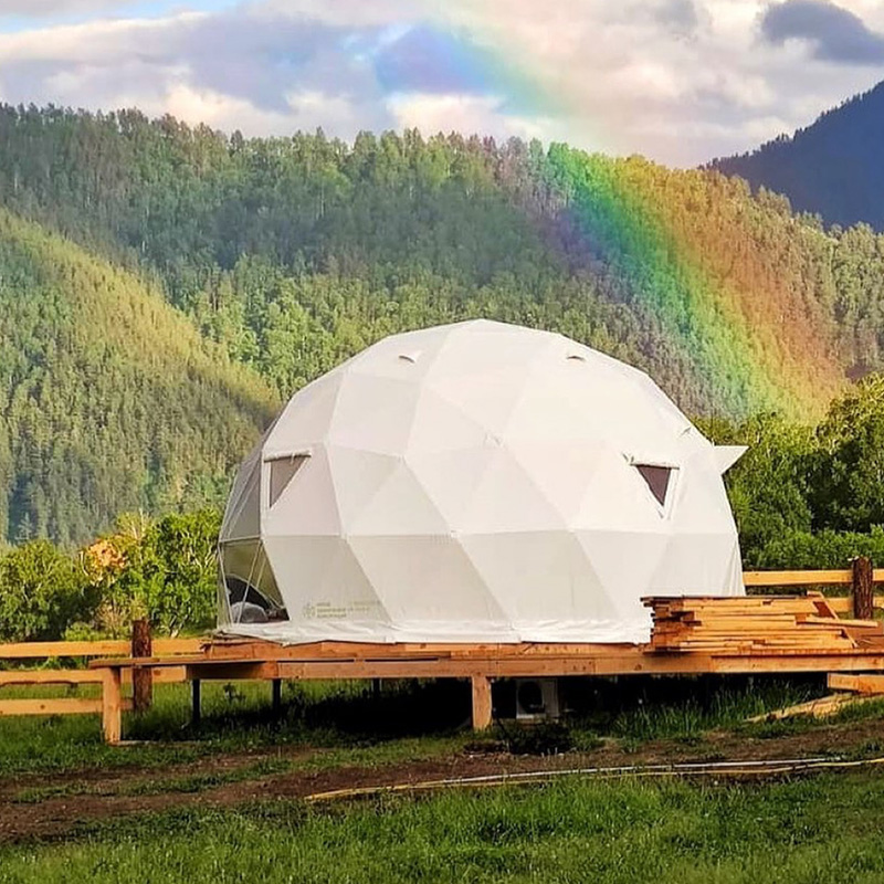 plastic dome tent