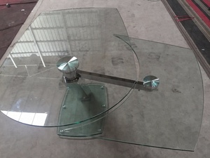 Tavolo da Pranzo Moderno Italiano Allungabile in Stile Rustico con Piano in Ceramica e Vetro, <span class=keywords><strong>Dimensioni</strong></span> Regolabili - Product Image 4