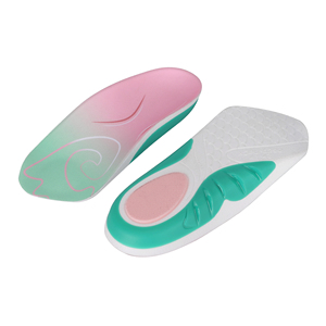 Semelles intérieures à soutien semi-arche et coussinet de talon en <span class=keywords><strong>gel</strong></span> pour le soulagement de la fasciite plantaire, absorption des chocs, type Harf Insert - Product Image 1