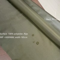 Tissu en nylon ripstop enduit de silicone, tissu en nylon pour parachute, hamac