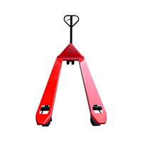 Transpalette manuel hydraulique ICHIMENS 2T 540x2000mm avec roues tandem PU/PU, capacité 2000kg, garantie 3 ans, utilisation intérieure/extérieure, faible profil
