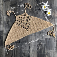Ensemble jupe rouge brésilienne Patchwork couvrir haut pour femme Mini tricot fabricants faits à la main ensemble Micro maillots de bain Crochet Bikini