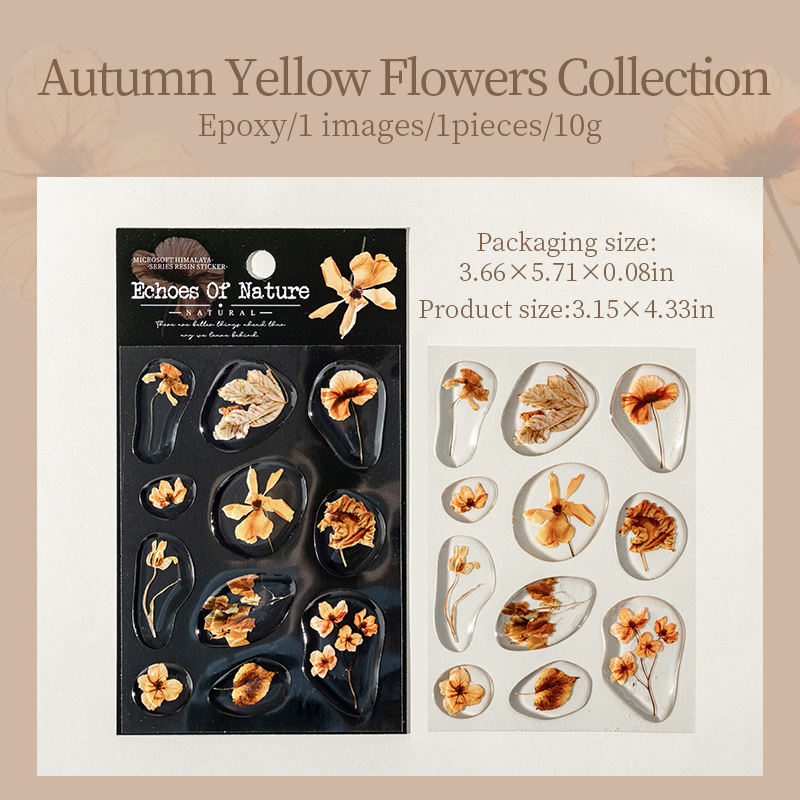 F Autumn-Yellow Floral Gatherings