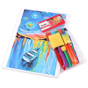 Juego de Pinceles de Pintura Multiusos FOSKA Art Materials, 11 Piezas, Pinceles de Acuarela de Pelo de Nailon y Lana Negra en <span class=keywords><strong>Diferentes</strong></span> Tamaños y Formas - Product Image 5