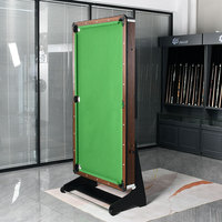 Table de billard pliable en MDF pour adultes et enfants, 183x100CM, pour billard/snooker/tennis de table/conférence