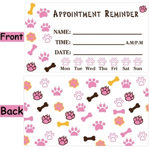 Tarjeta de Citas para Peluquería Canina Ecológica OEM con Bajo MOQ, Papel de 300 g/m² con Estampado en Lámina para Paseadores de Perros y <span class=keywords><strong>Cuidadores</strong></span> de Gatos - Product Image 2