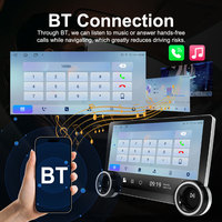 MTK8163 4 core Android 10 10.1 pouces double boutons approvisionnement d'usine universel auto poste radio Android lecteur dvd de voiture