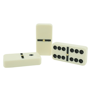 Ensemble de jeu de dominos double face imprimé écologique avec logo de marque personnalisé 28 pièces - Product Image 4
