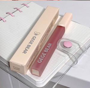 Đề nghị gege gấu nhung sương mù mặt Matte Lip men độ ẩm mịn đầy đủ màu sắc Matte không dính cup Lip Gloss mỹ phẩm - Product Image 1
