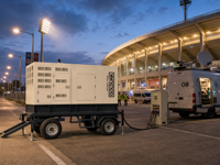 Générateurs diesel de type remorque Cummins 375 KVA, 300 KW, type mobile, générateur diesel refroidi par eau, directement de l'usine OEM