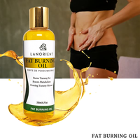 Produit de perte de poids rapide LANORIENT en marque privée, huile de massage pour le corps brûle-graisses naturelle et biologique à la vitamine E et au jojoba