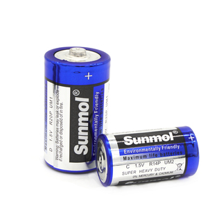 Sunmol bleu aluminium 1.5V 9V AA AAA taille C D piles robustes série de piles primaires Super Anti-fuite pour lampe torche - Product Image 2