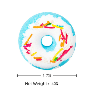 Baño de alivio del estrés orgánico vegano natural 100% para Bomb Donut Set-5 colores con fragancia de Rosa y lavanda para el hogar y el <span class=keywords><strong>spa</strong></span> - Product Image 5