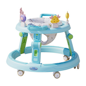 Trotteur pour bébés avec roues, portable et pliable, marchette d'activités pour bébés, garçons et filles, 6 mois et plus - Product Image 1