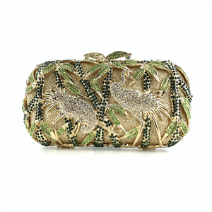 OC4374 elegante Clutch da sera con ricamo in strass e diamanti fodera in PU - Product Image 6