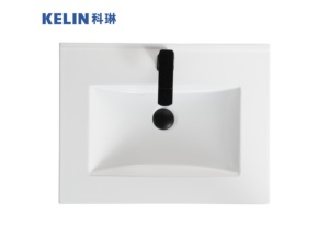 <span class=keywords><strong>Commode</strong></span> en porcelaine bon marché en gros, longueur 60 <span class=keywords><strong>cm</strong></span>, blanc moderne, vasque rectangulaire, meuble de salle de bain, lavabo, meuble WC, lavabo d'hôtel - Product Image 4