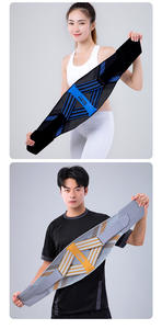 Cintura <span class=keywords><strong>di</strong></span> Supporto Lombare in Silicone <span class=keywords><strong>per</strong></span> Massaggio, Elastica in Nylon Intrecciato, Protezione <span class=keywords><strong>per</strong></span> il Dolore alla <span class=keywords><strong>Schiena</strong></span>, Cintura <span class=keywords><strong>di</strong></span> Supporto <span class=keywords><strong>per</strong></span> Fitness e Sport <span class=keywords><strong>per</strong></span> Adulti, Quattro Stagioni - Product Image 2