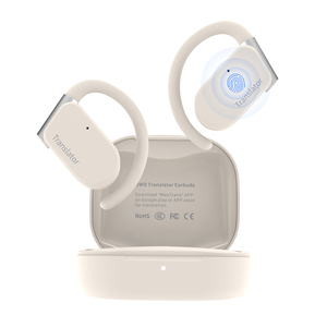 Wooask Earbuds, Bi-directional Real-time Voice Device,144 Languages Online with 8 Offline <b>Packs</b> - Product Image 1