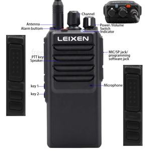 Walkie-Talkie Analógico LEIXEN LX VV-25 UHF de Largo Alcance para Intercomunicación a Distancia, 15W, 4000mAh, Resistente al Agua IPX-1 - Product Image 3