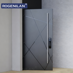 Portes <span class=keywords><strong>de</strong></span> sécurité blindées extérieures en aluminium sur mesure Rogenilan, anti-effraction, pour entrée principale des maisons - Product Image 6