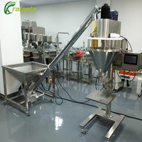 Distributeur semi-automatique de poudre 1kg 2kg pour farine de boulangerie, remplisseur à vis sans fin, machine alimentaire, options plastique, papier, film, verre