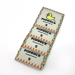 Etiquetas Tejidas para Ropa con Logotipo OEM, Diseño Personalizado, Plegables, de Alta Calidad, al por Mayor - Product Image 2
