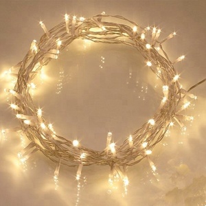 Décoratif à piles étanche extérieure étoile led rideau guirlandes lumineuses de noël solaire a mené des lumières de fée - Product Image 5