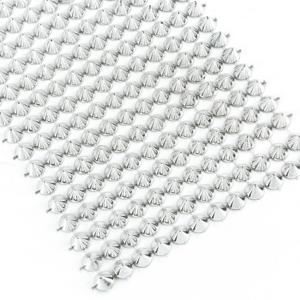 5 Yard/Cuộn Đinh Tán Nhựa Sáng Bóng Trang Trí Cuộn Ruy Băng Lưới Đính Kim Cương Giả Vải Co Giãn Để Trang Trí Trang Phục - Product Image 5