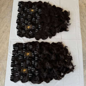 Paquetes de cabello brasileño crudo Proveedor sin procesar Cabello humano crudo de templo indio Cabello alineado con cutícula virgen cruda vietnamita - Product Image 2