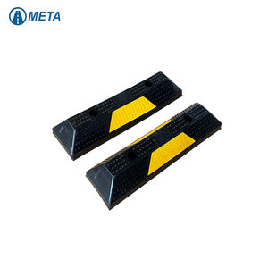 Meta Borracha MR-WSR55YD 550*150*100MM Anti-Skid Anti-Colisão Bloco De Borracha Terra Freios Carro Estacionamento Lote Rolha De Roda Estrada - Product Image 6