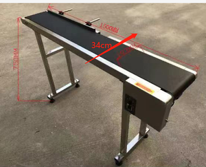 สายพานลำเลียงมาตรฐาน 1.5 ม. ผลิตในจีน ขายดี ความกว้าง 30 ซม. สำหรับเครื่องพิมพ์อิงค์เจ็ทอุตสาหกรรม สายการผลิตบรรจุภัณฑ์ - Product Image 3