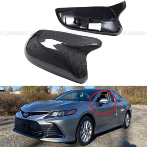 Voor TOYOTA Camry 18-22 <span class=keywords><strong>M</strong></span>-stijl honingraat echte carbon fiber zijspiegelkap - Product Image 3