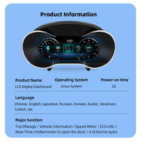 Para C GLC W205 W253 2015-2020 Velocímetro Digital LCD de 12.3 Pulgadas NTG5 Plug & Play Sin Codificación 1920x720 Nuevo Soporte CARPLAY