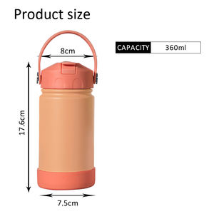 Borraccia Termica Houroffer da 12oz con Beccuccio Morbido, Manico Flessibile e Base Antiscivolo per Campeggio all'Aperto - Product Image 2