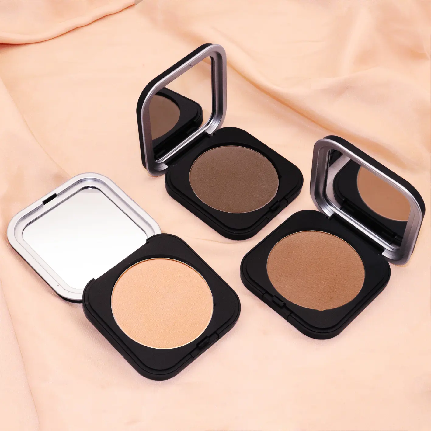 Makeup Matte Finishing Face Powder Private Label Beauty Pressed Base Powder Foundation