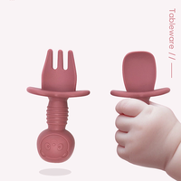 Ensemble d'alimentation pour bébé Eversoul en silicone de qualité alimentaire : bavoir, bol, tasse, sucette, assiette à ventouse – Idéal comme cadeau pour bébé